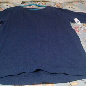 GAP LONG BLUE SWEATSHIRT NEW SIZE XL